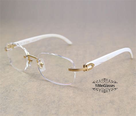 cartier buffalo horn frame